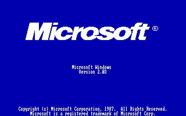 Microsoft Windows2.03 2.03 系统图标